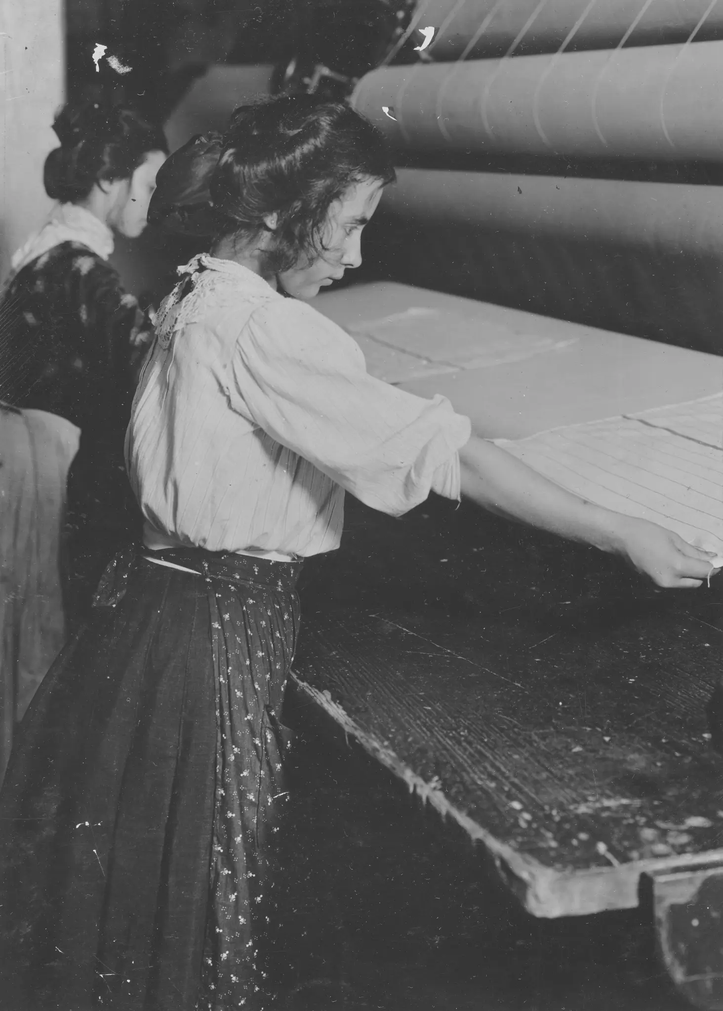 Foto di una lavoratrice.